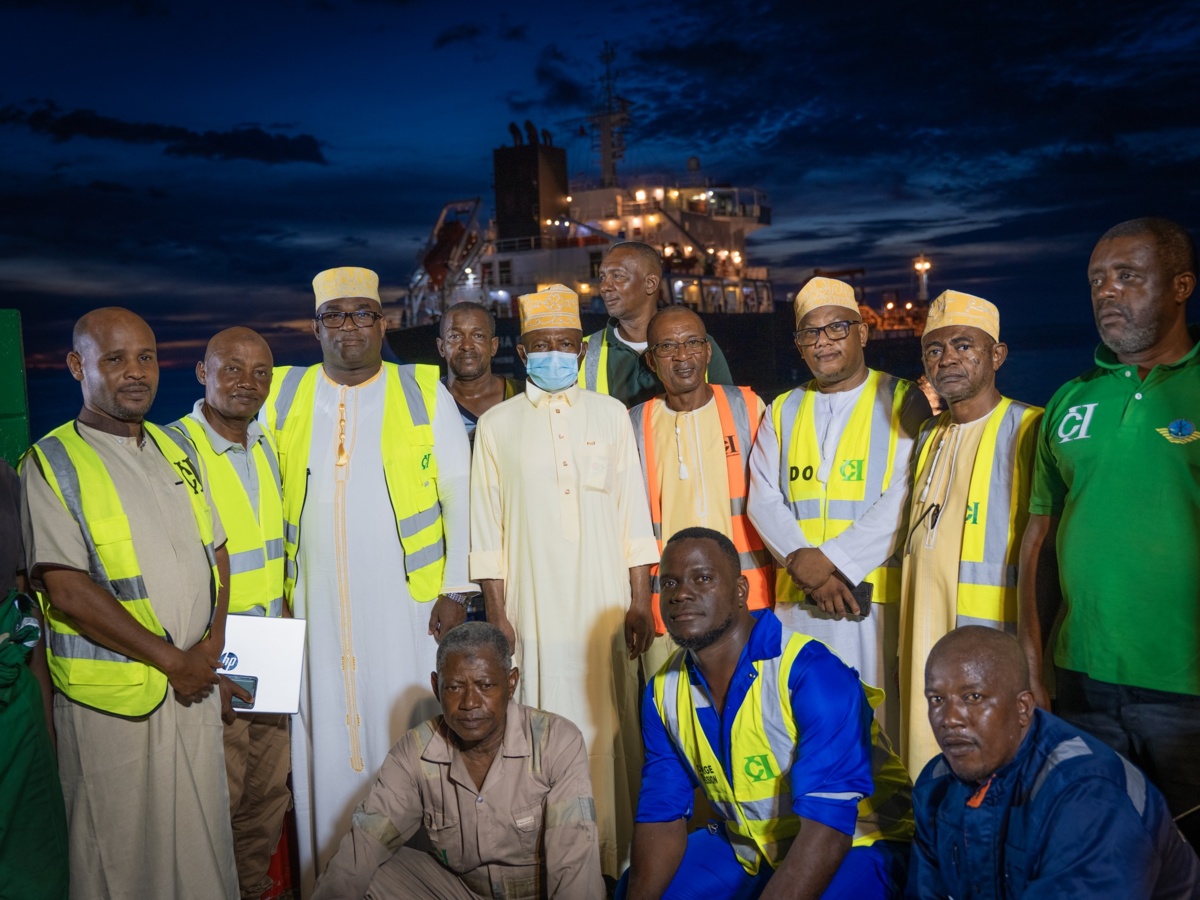 La SCH annonce  l’arrivée, ce jour, du pétrolier TM HAI HA 818 au port de Moroni.