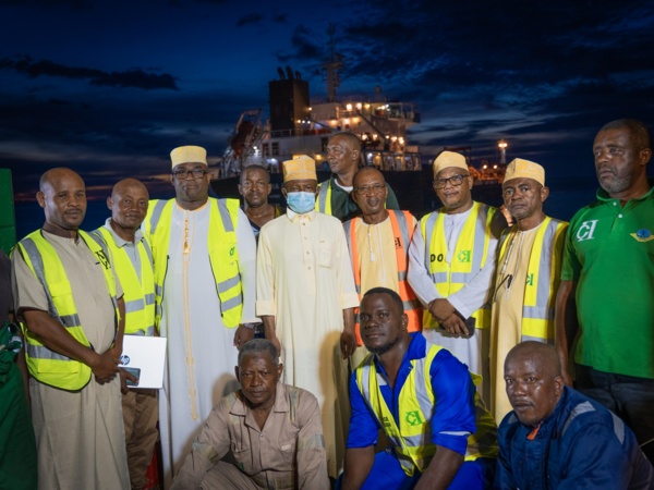 La SCH annonce  l’arrivée, ce jour, du pétrolier TM HAI HA 818 au port de Moroni.